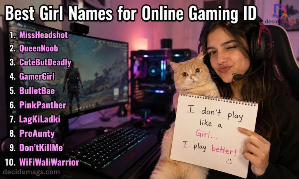 Best Girl Names for Online Gaming ID