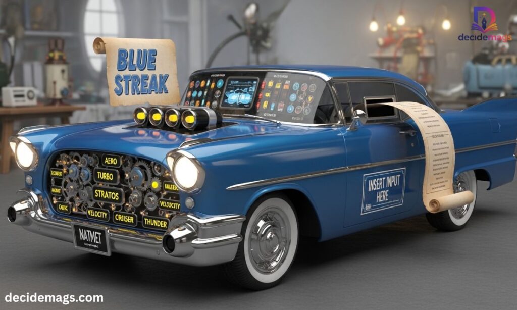Blue Car Name Generator