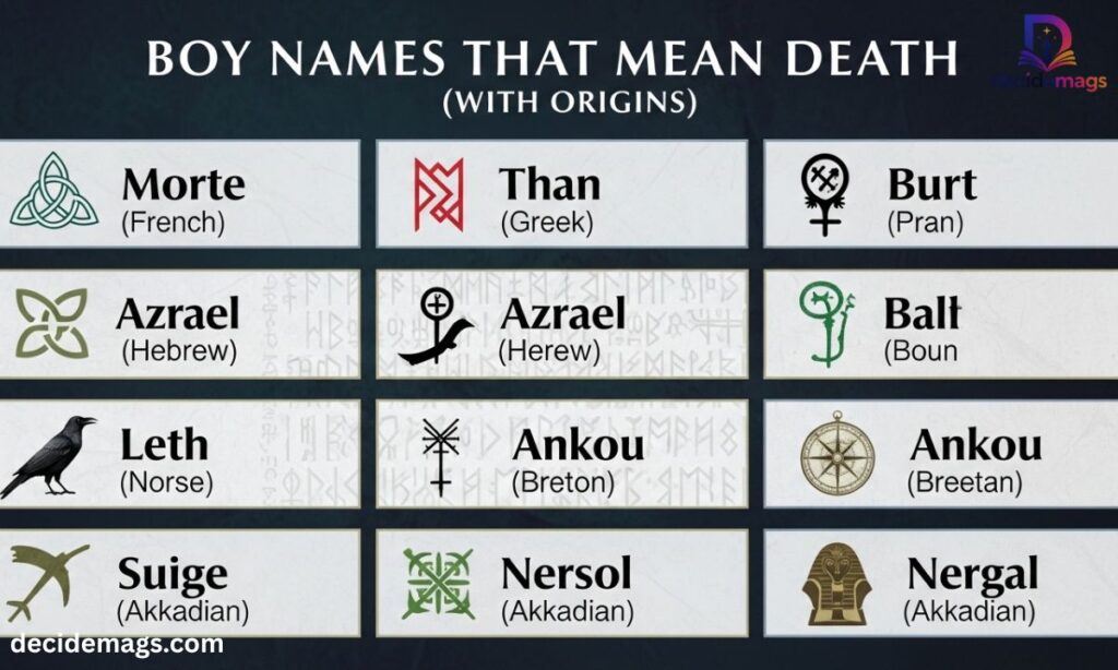 Boy Names That Mean Death (With Origins)