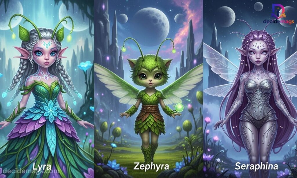 Cute Alien Girl Names for Fantasy Writing