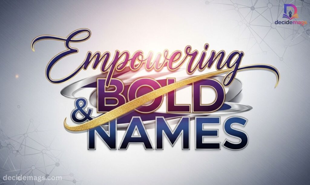Empowering & Bold Names