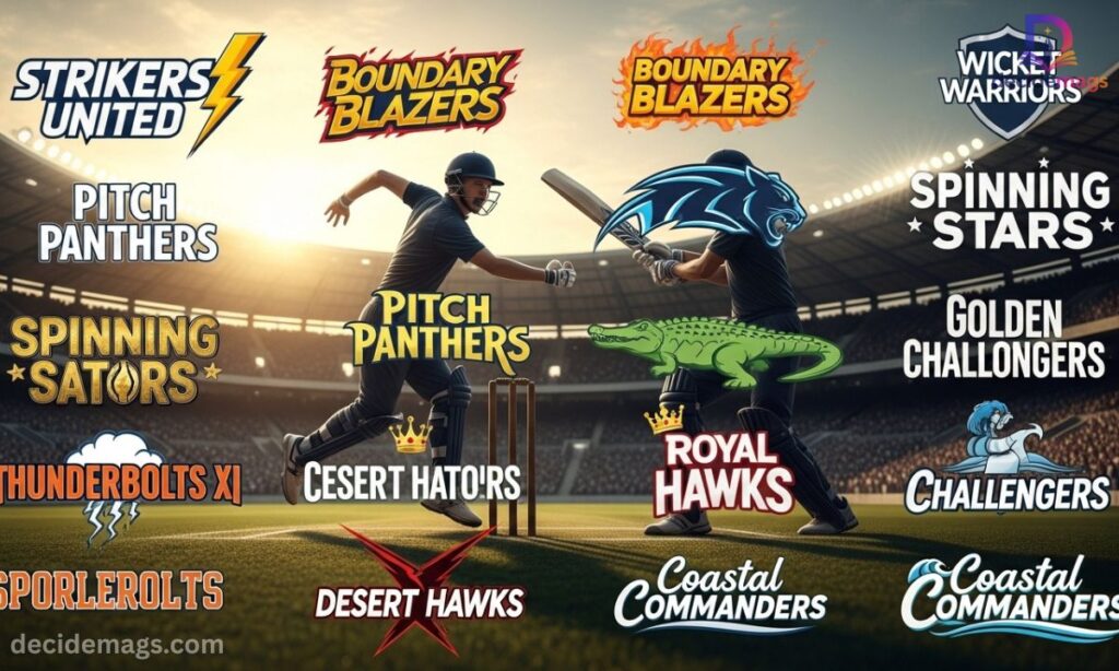 Excellent Cricket Team Names