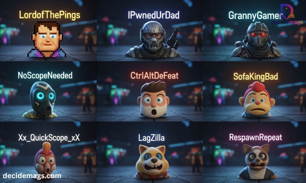 Funny Gamertags