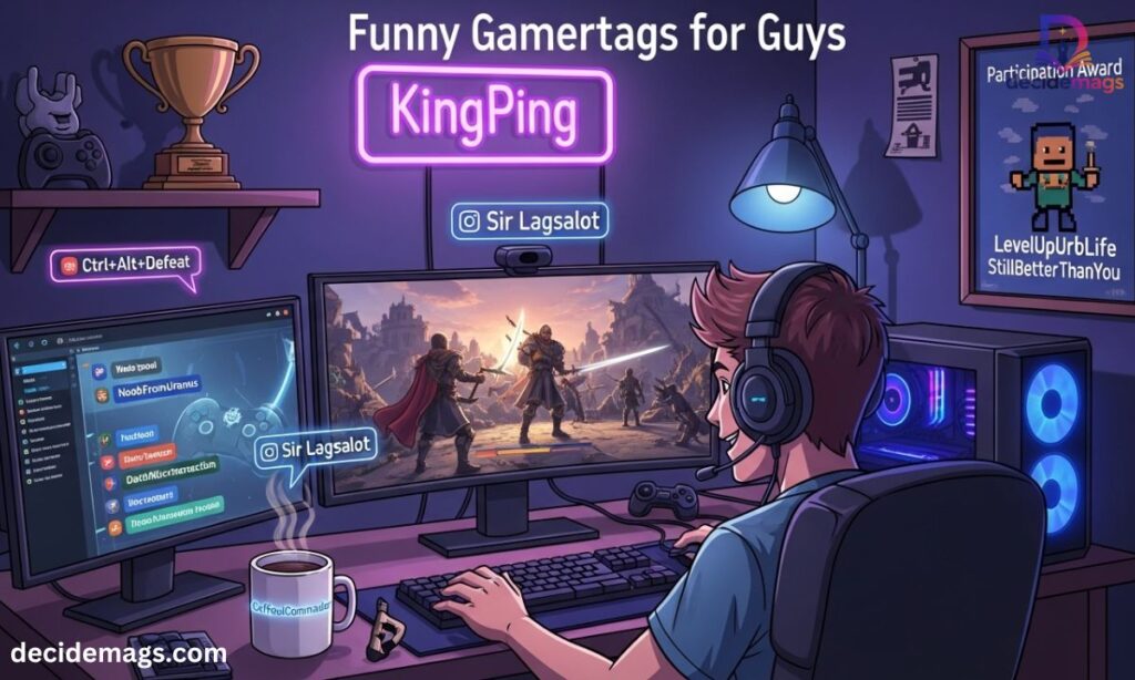 Funny Gamertags for Guys