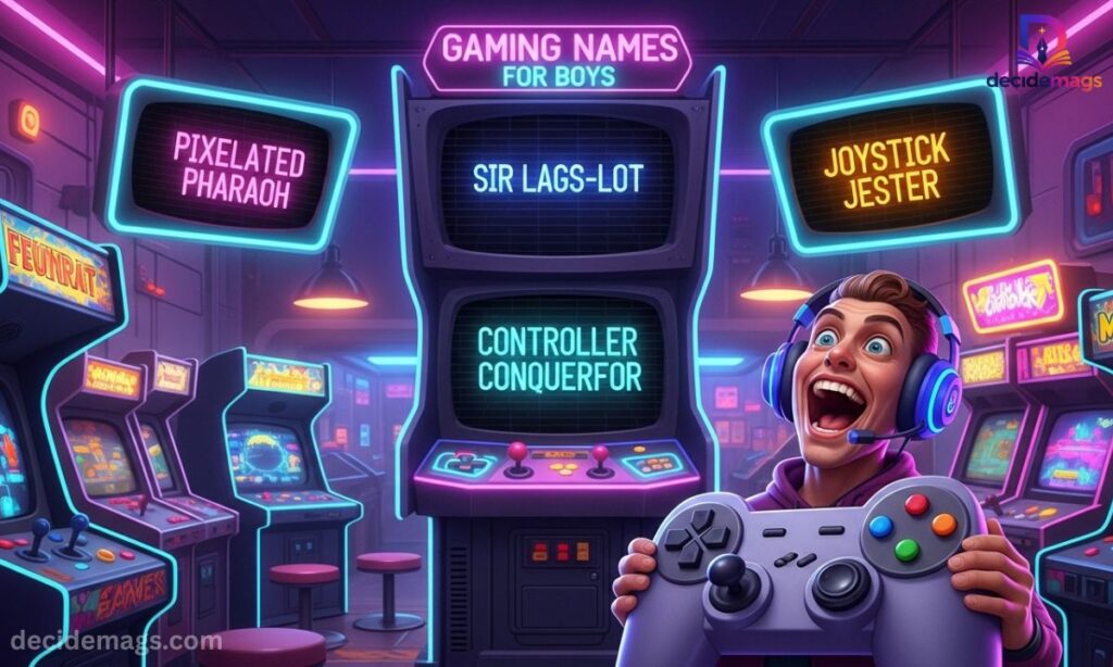 Funny Yet Stylish Gaming Names for Boys