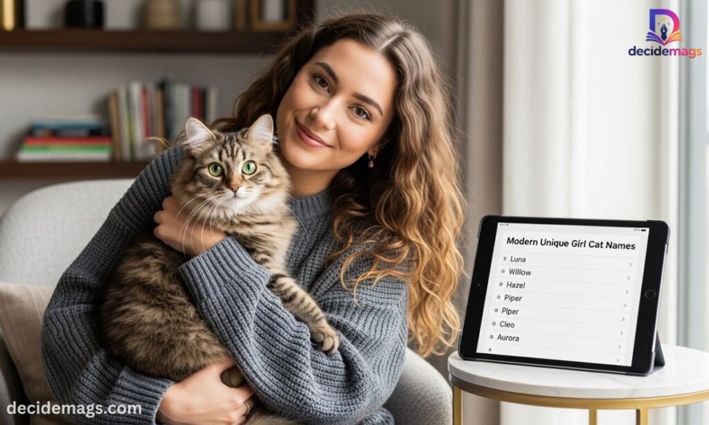 Modern Unique Girl Cat Names