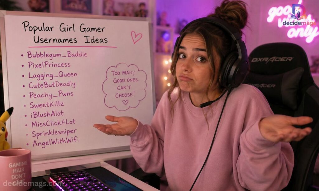 Popular Girl Gamer Usernames Ideas
