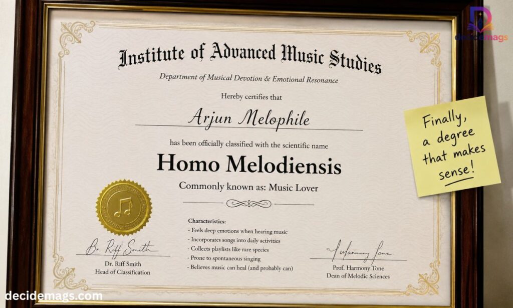 Scientific Name for Music Lover